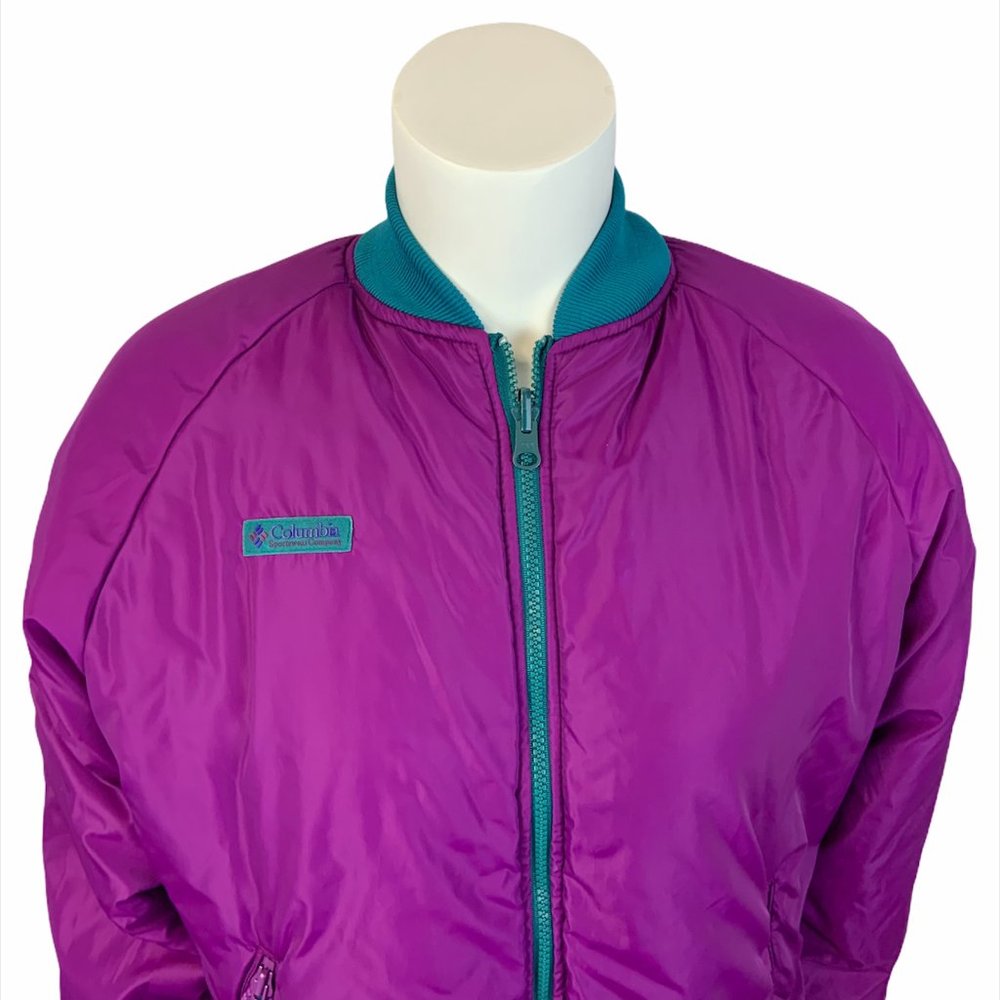 Vintage Columbia reversible puffer coat size M - Picture 3 of 16